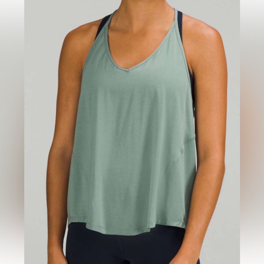 Lululemon Tie-Back Modal Silk Yoga Tank Top Size 4